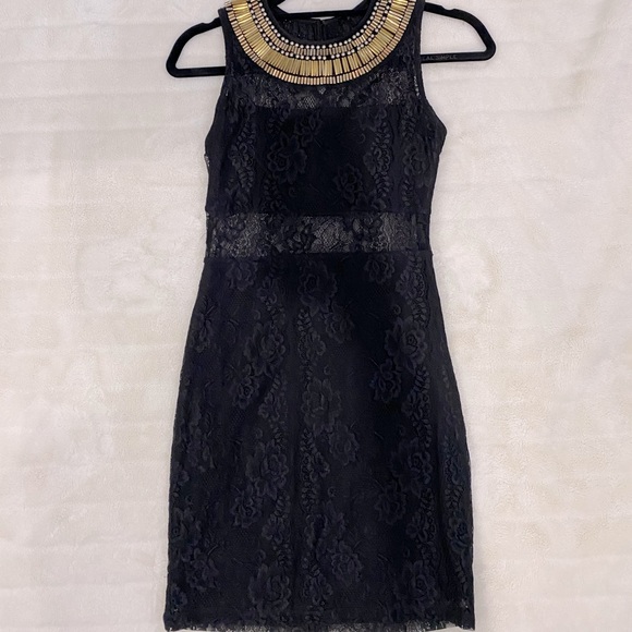 LBD with gold neck detailing - Picture 1 of 1